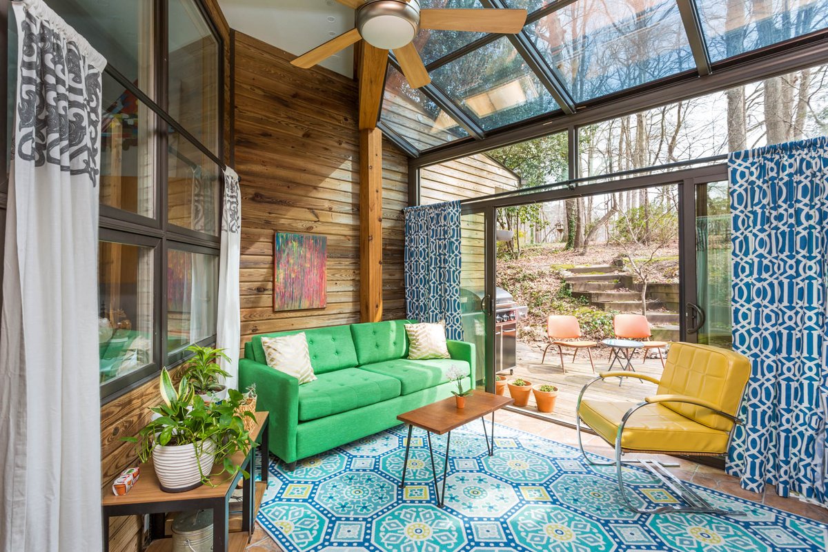 wearejoybird's tweet photo. New obsession: This #JBcustomer's boho chic space! If you need us, we'll be snoozing on the Eliot sleeper. π https://t.co/RB4bwrCoC4