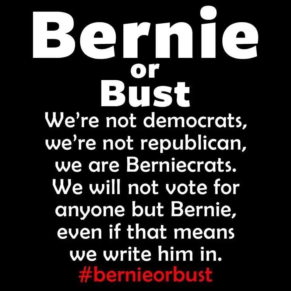gibunnys's tweet image. #YesImProtesting #BernieOrBust #Revolucion #NotMyDNC