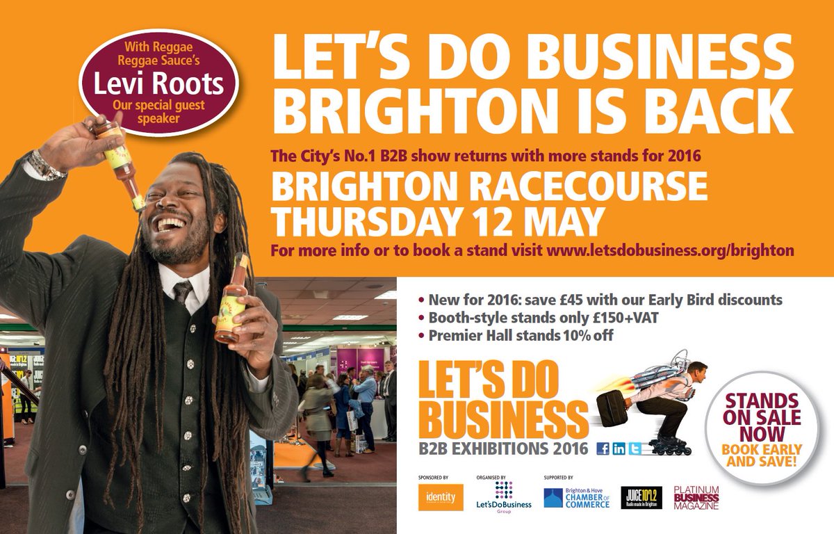 Only 5 weeks to go until <a href="/letsdobusiness1/">LDB Exhibitions</a> #Brighton exhibition! We're really looking forward to it