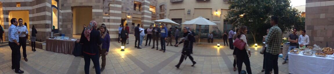 auccei's tweet image. Now happening, &quot;The Case of Careem&quot; networking #CETalks @AUC_Business