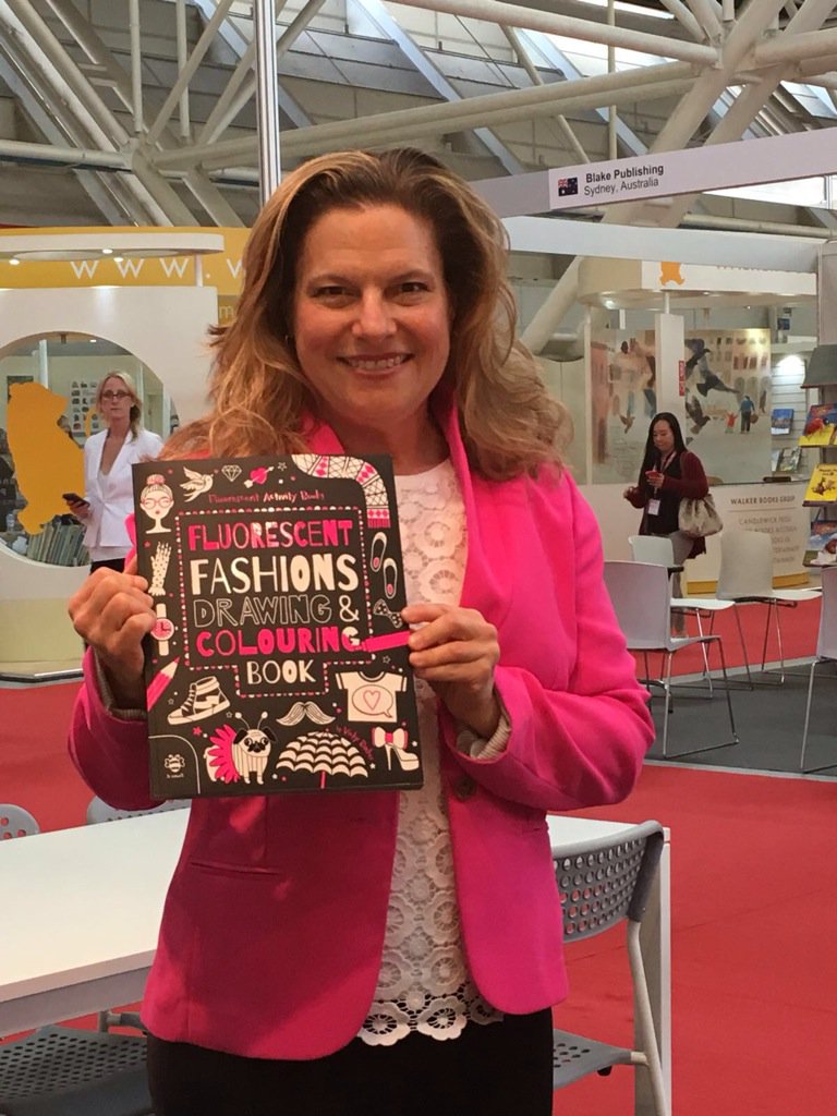 bsmallpub's tweet photo. Thanks to Hallie @ZestBooks USA for showing off our Fluorescent Fashions (just made to match her jacket). #BCBF2016 https://t.co/NdnFnGRJ2b