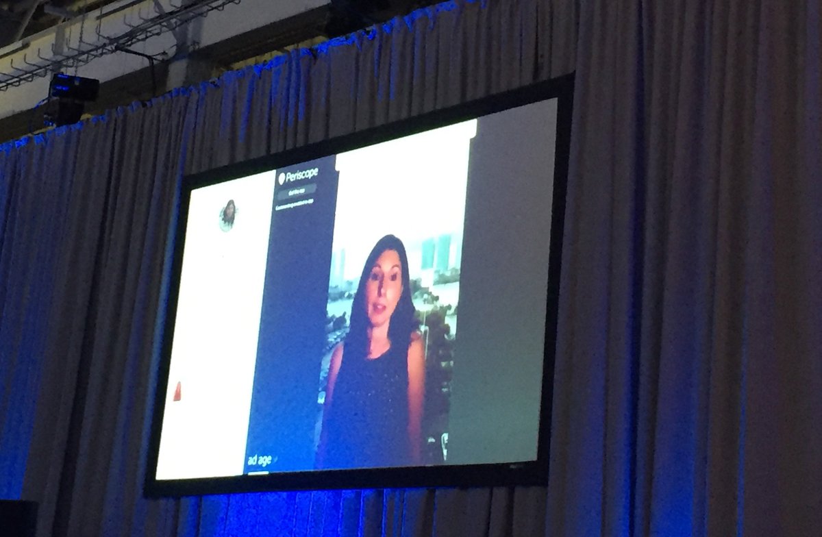 mullenloweus's tweet photo. #ComeSeekLIVE preso at #AADigital wouldn't have been complete without Periscoping in  presenter @jrweiss2 https://t.co/DQVjz0VxVp