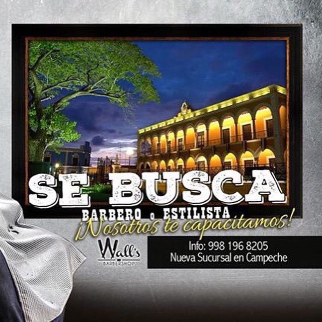 wallscampeche's tweet photo. Estamos en búsqueda de Nuevos Talentos!! Barbero o Estilista para la Ciudad de Campeche!Info. 998 196 8205 Whatsapp https://t.co/ZScJthd5mf