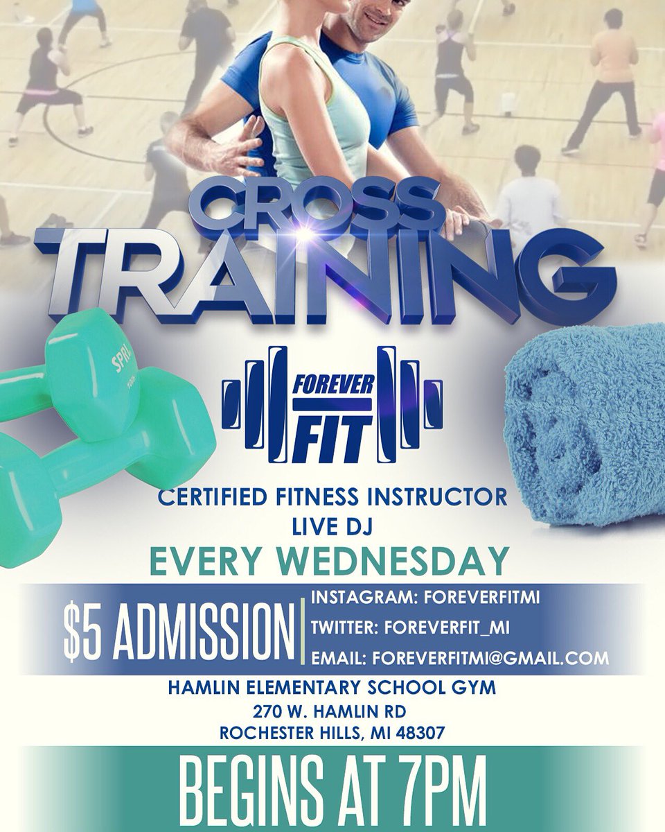 Corporate_JT's tweet photo. Go checkout @ForeverFit_MI fitness class tonight @ 7pm Sounds by @DJKonsequence 

270 W Hamlin Rd Rochester Hills MI https://t.co/VoaI8tLw7x