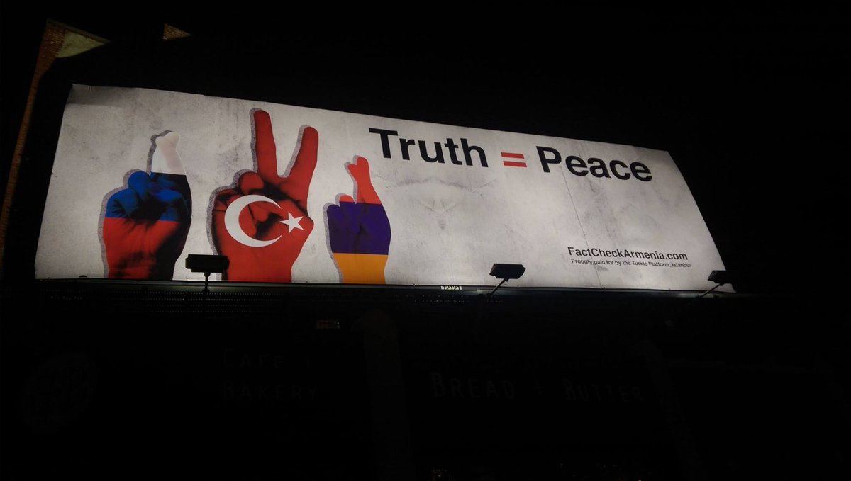 LizWeinbl's tweet photo. Horrific billboard in Boston's North End, denying the Armenian Genocide. @marty_walsh, do something. @universalhub https://t.co/oi3old3SD8