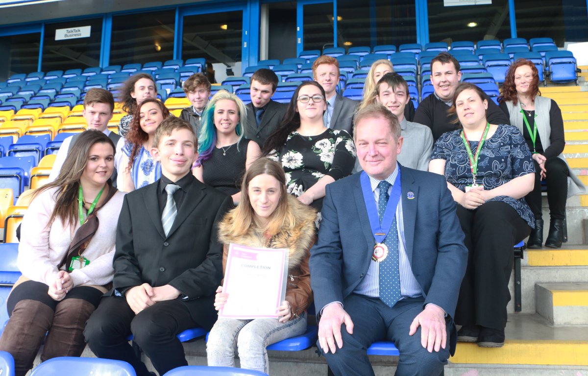 Great to see Mayor &amp; Mayoress of #Warrington at today's @PrincesTrust presentation by Warrington Team 03 <a href="/settlegfs/">Geoff Settle</a>