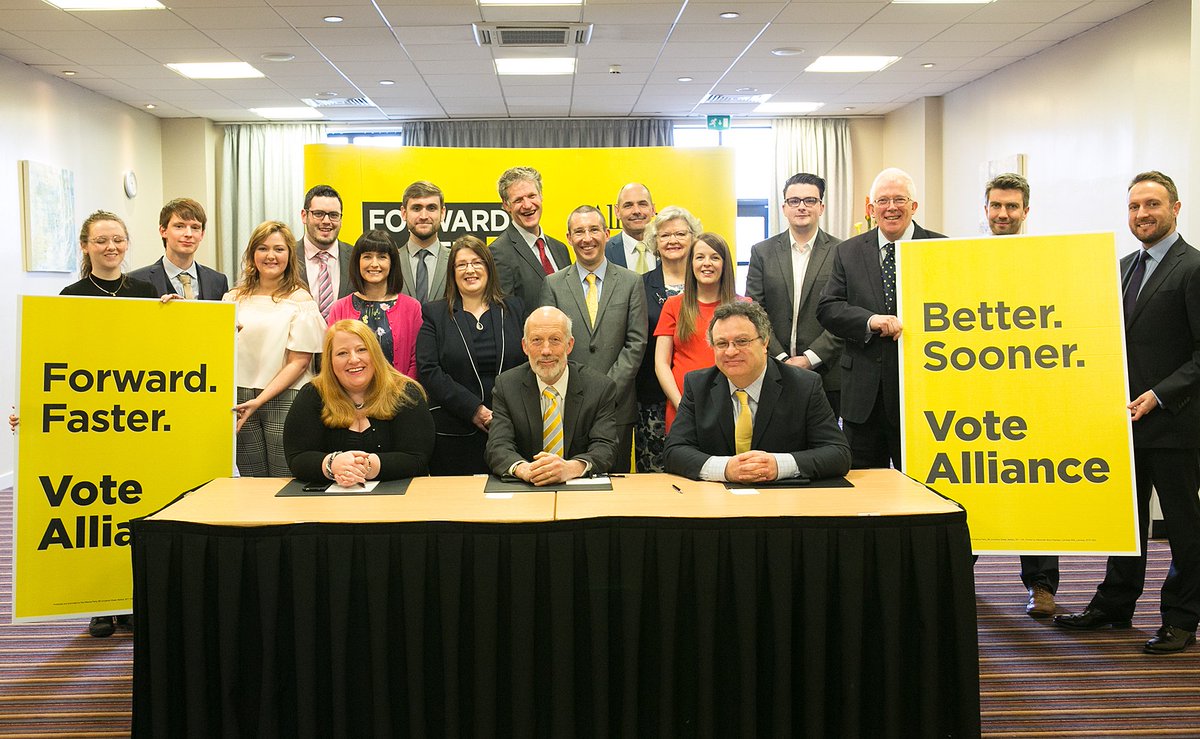 allianceparty's tweet photo. "It's time to end go-slow politics" says @DavidFordMLA as Alliance launches #AE16 candidates
https://t.co/otlGhRGSdh https://t.co/JvDR9lp93x