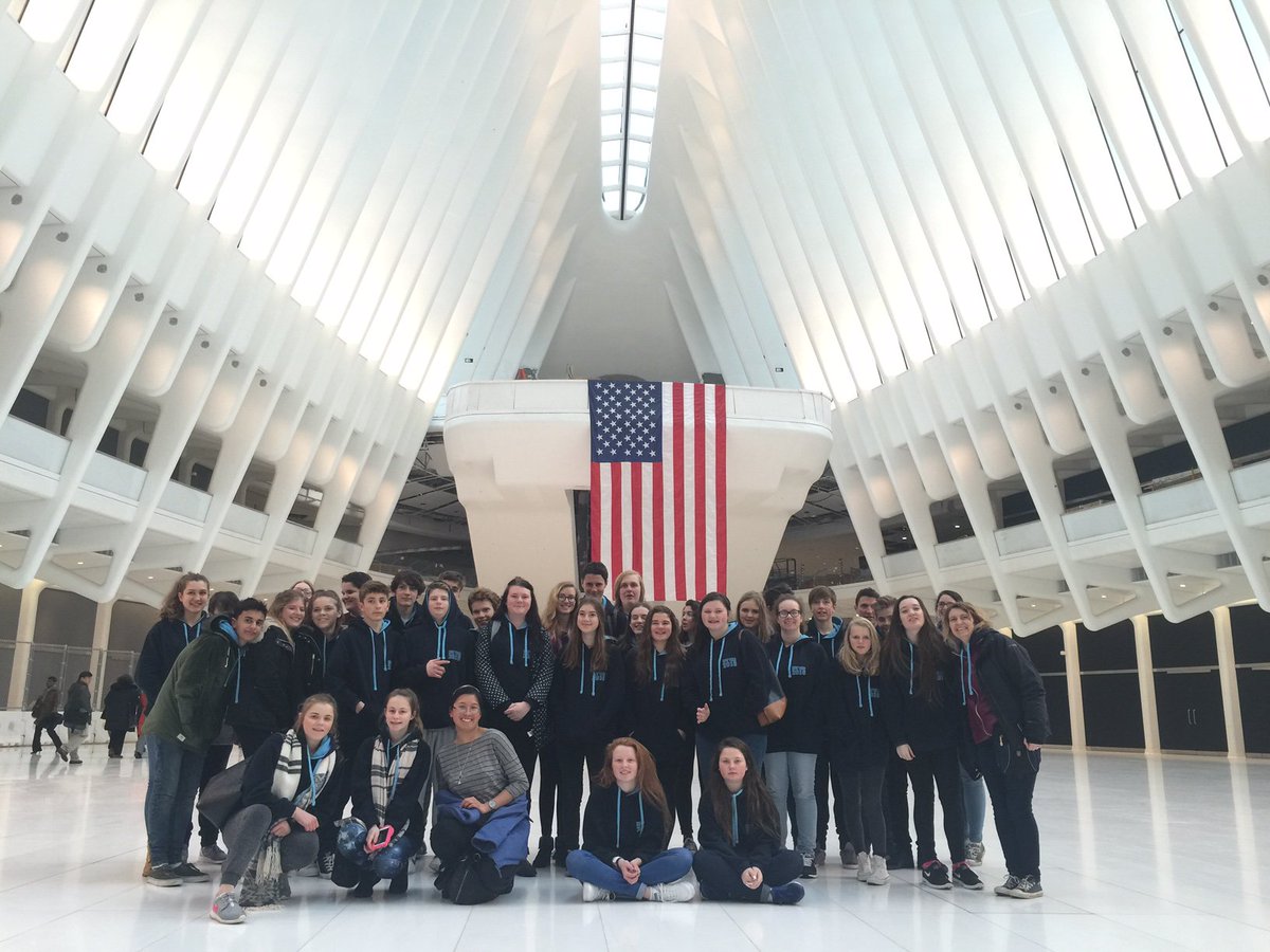 charw_equityPA's tweet photo. Performing Arts students from @ReigateSchool at the brand new #Oculus in NYC! Thanks @TommysNewYork for the tour! https://t.co/WbWffa5Qbi