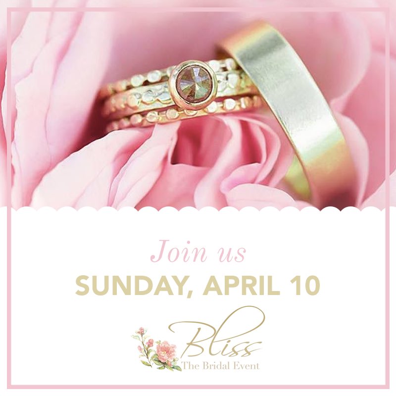 Just 4 days away!! Join us at #blissthebridalevent this Sunday, 12-4pm at the Delta Halifax 💍