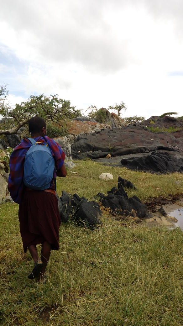One of our newest members, Mbekure, repping his new #backpack from LunHag's #thankyou #tanzania