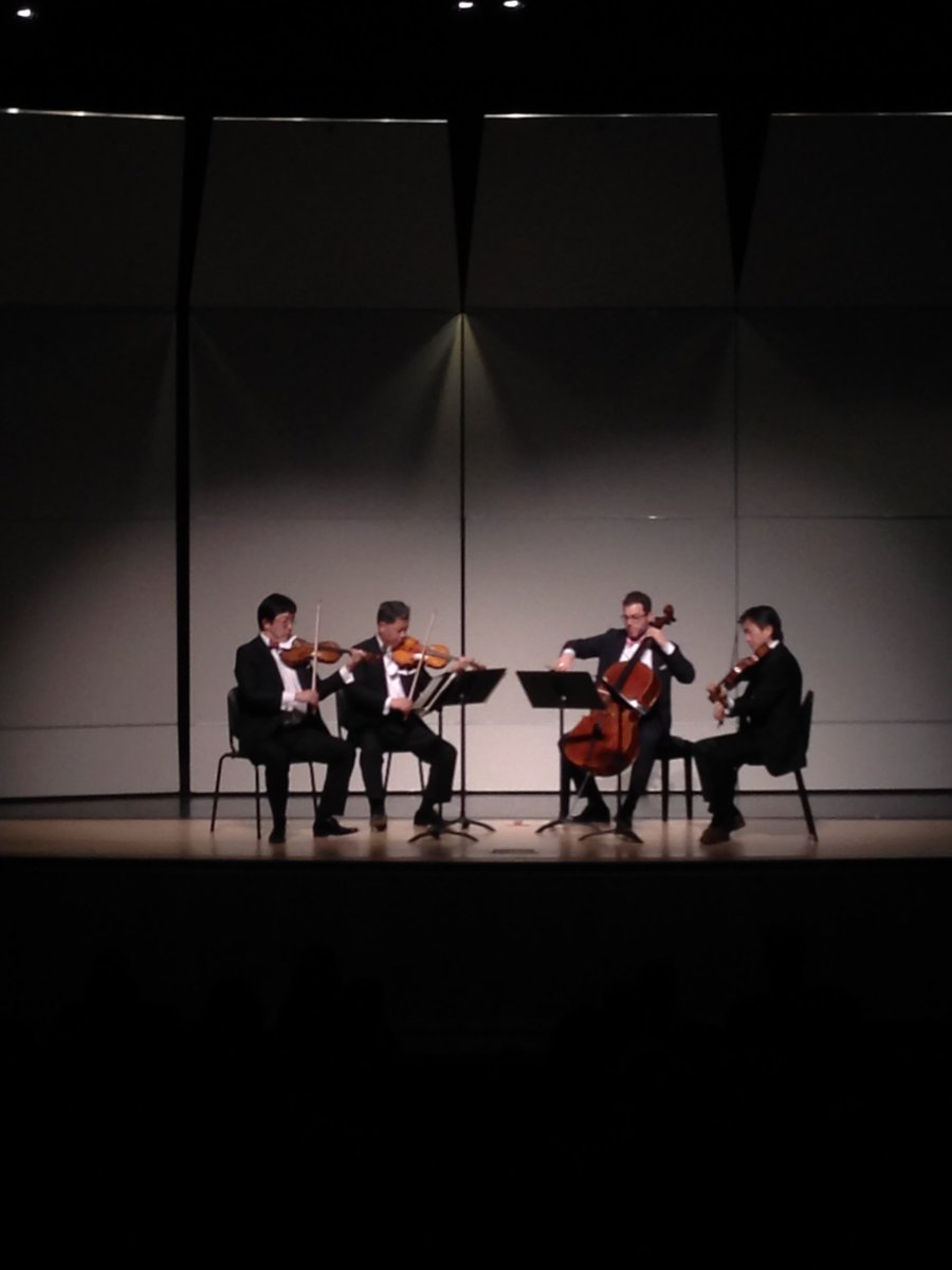 EBPublicSchools's tweet photo. Amazing Show! #EBHS & CJHS Chamber Orchestras & @Shanghaiquartet at the #JMPAC last night. https://t.co/w3Ef5hLeyr