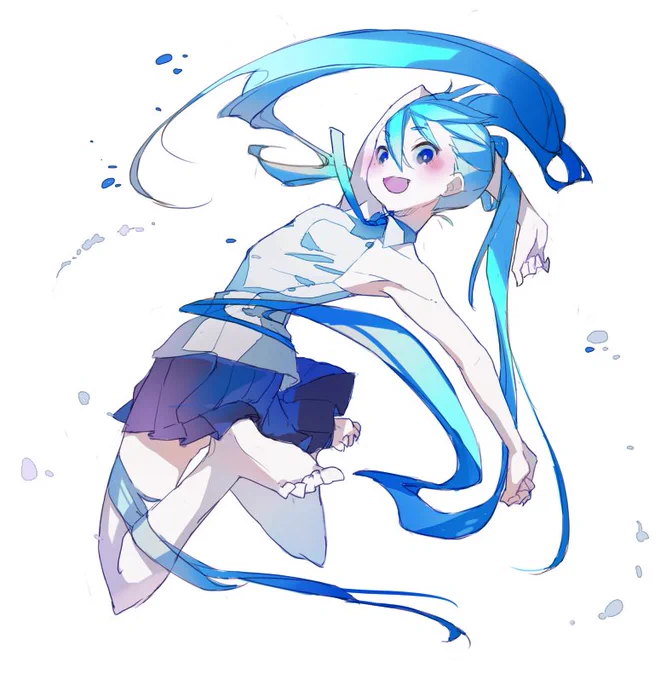 青 