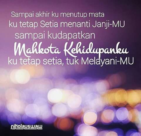 Sampai Akhir Ku Menutup Mata Ku Tetap Setia - Berbagai Mata