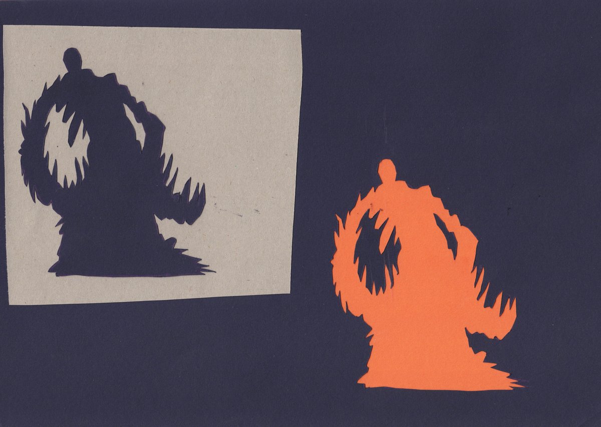 Some cut out card experimenting.