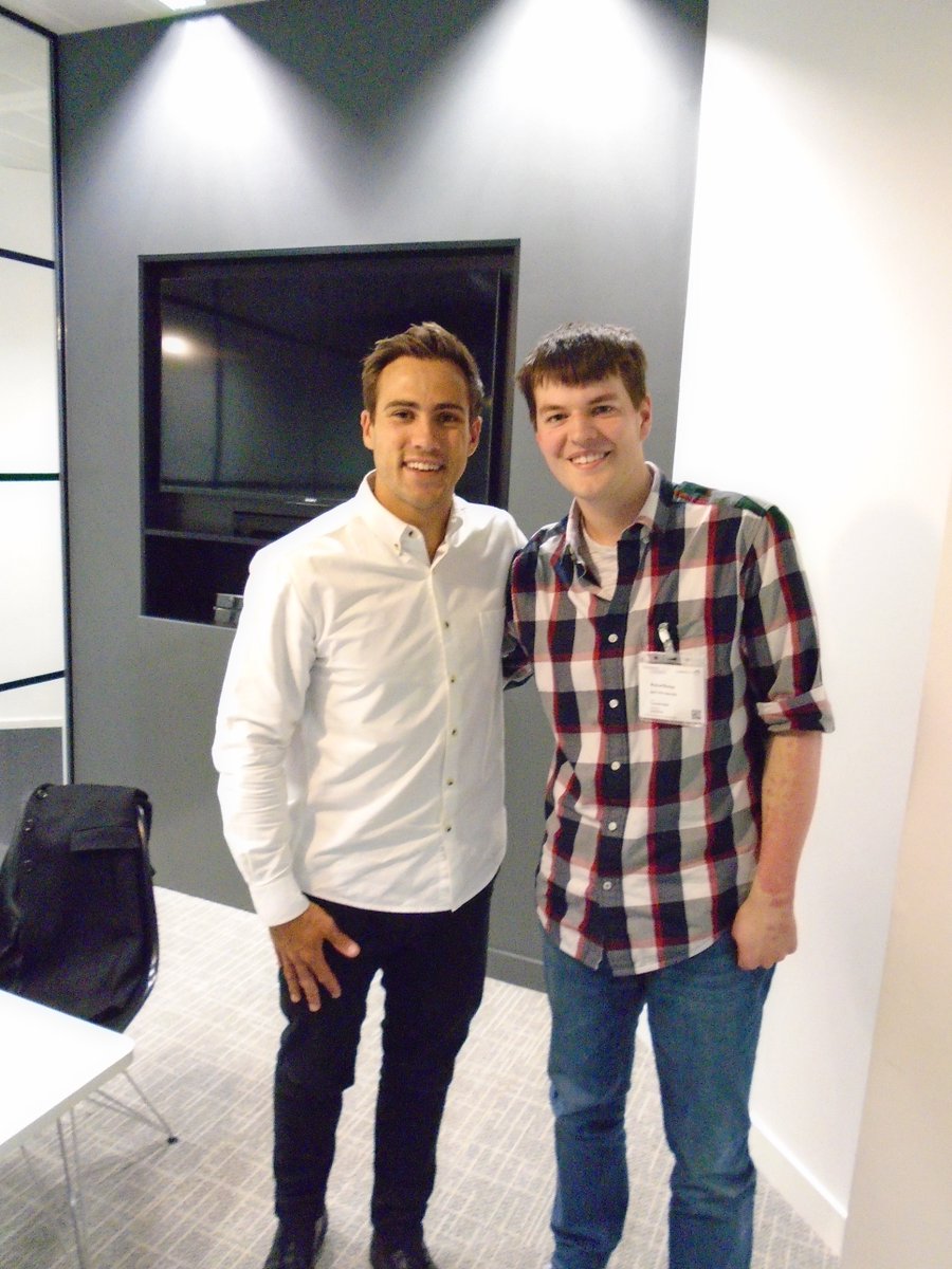 MattRolland93's tweet image. such a pleasure to meet @MattyWilson88 from @NeighboursTV for @HRReading