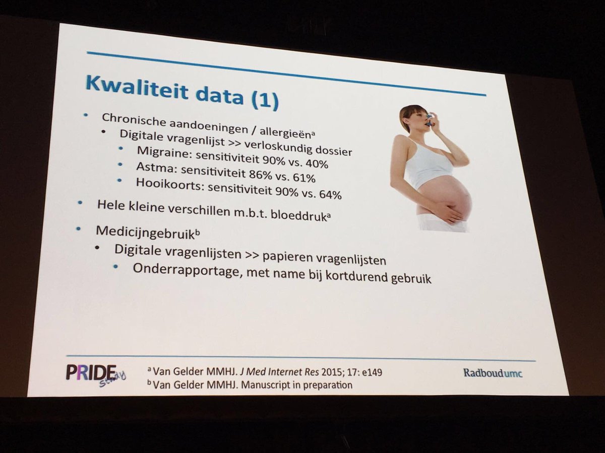 tomvandebelt's tweet photo. Kwaliteit zelf-gerapporteerde gezondheidsgegevens erg goed! #research talk @MarleenvGelder #zict #zict2016 @reshape https://t.co/ldjhjTk1u1