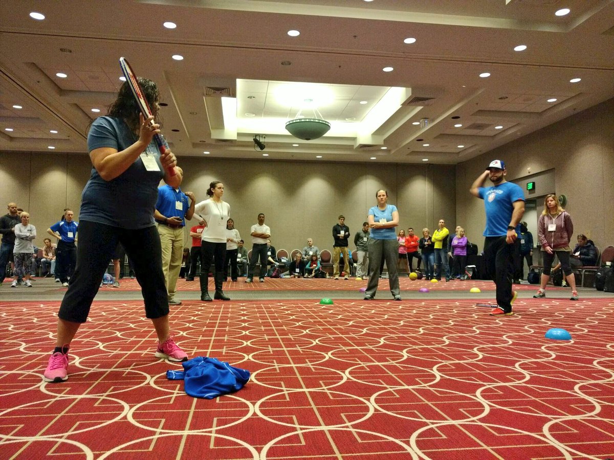 DMPSPE's tweet photo. @Satterwhitecarl dropping bunts and knowledge @SHAPE_America Plyo and agility for sports #SHAPEMinneapolis #physed https://t.co/myKkBGu2jJ