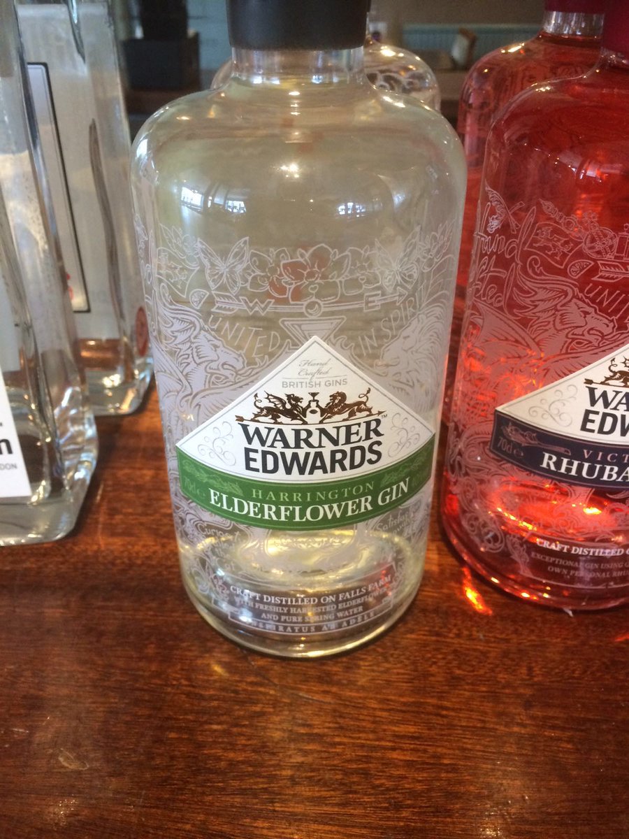 DukesHeadPutney's tweet photo. New stock, amazing Elderflower &amp; Rhubarb Gins from Warner Edwards just arrived! #CraftKitchen https://t.co/zRa02M2JVV