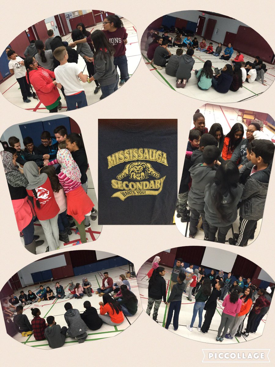 MrsKSinclair's tweet photo. #7CDPod building relationships w/ @MississaugaSS and exploring pathways on Career Day @DLMS_MS https://t.co/uzvOgY8lr0