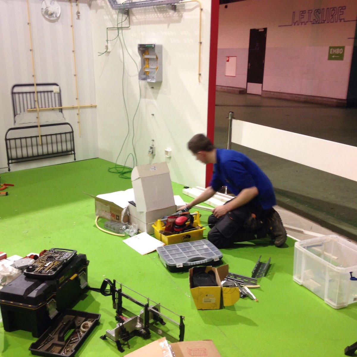 Leerlingen van #IWBZ op de #Vakkanjers Succes mannen!!