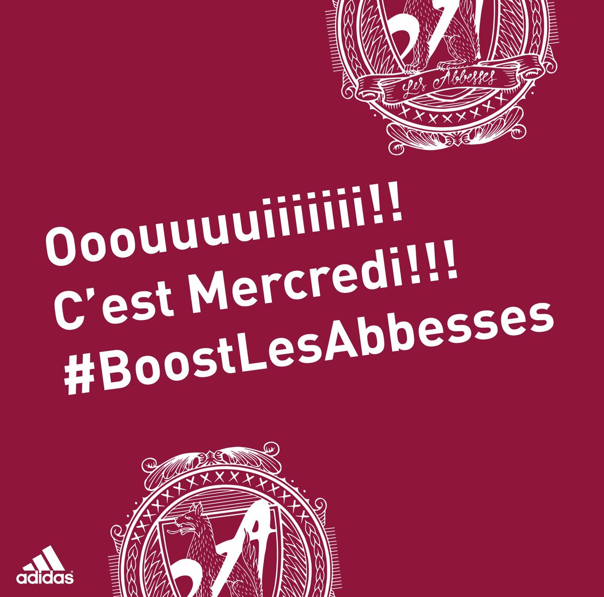 brittauschkamp's tweet photo. Hej #BoostLesAbbesses! ❤️
RDV ce soir au QG à 19h45 pour un départ à 20h00.
On se retrouve directement en bas! xoxo https://t.co/wO6xEvVLpa
