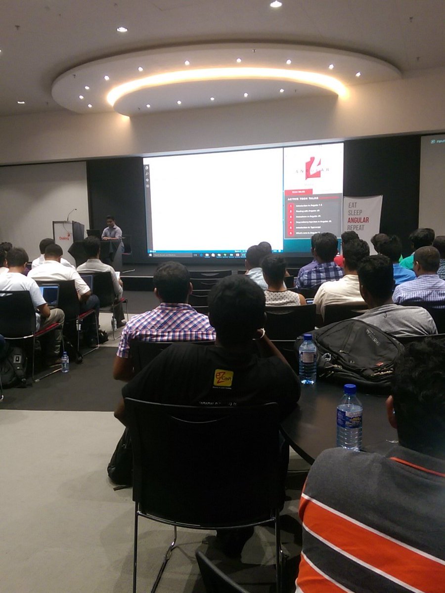 ChapaWellappili's tweet image. Let&apos;s start coding.... #angular2  #colomboangular