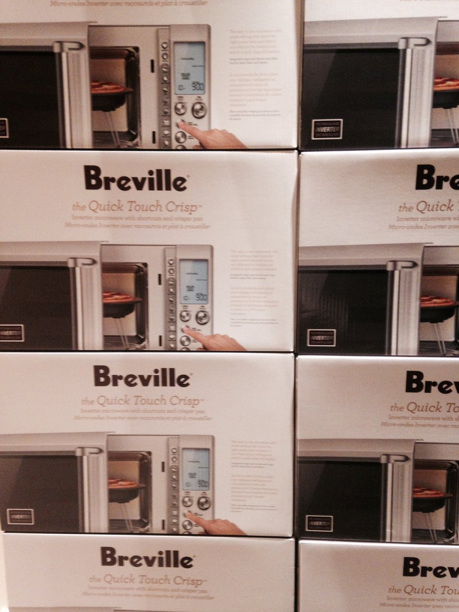 amarahannahPR's tweet photo. A microwave that makes food crispy, not soggy - the #QuickTouchCrisp from @BrevilleCanada launches today in Toronto! https://t.co/oeOqBFQFoA