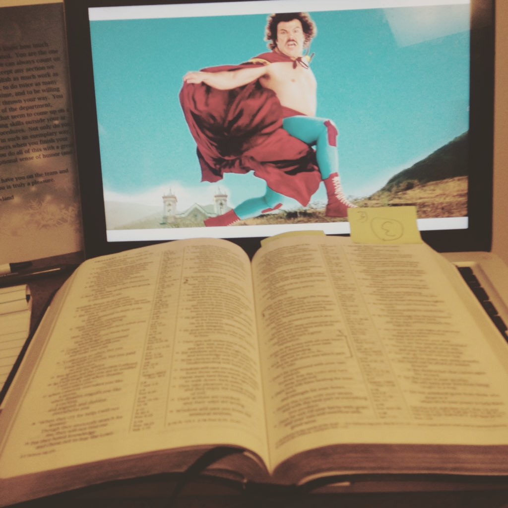 WiebeJordan's tweet photo. What can Nacho Libre teach us about worship? Find out tonight at @TheWellThrive https://t.co/VZWc7N1kGB