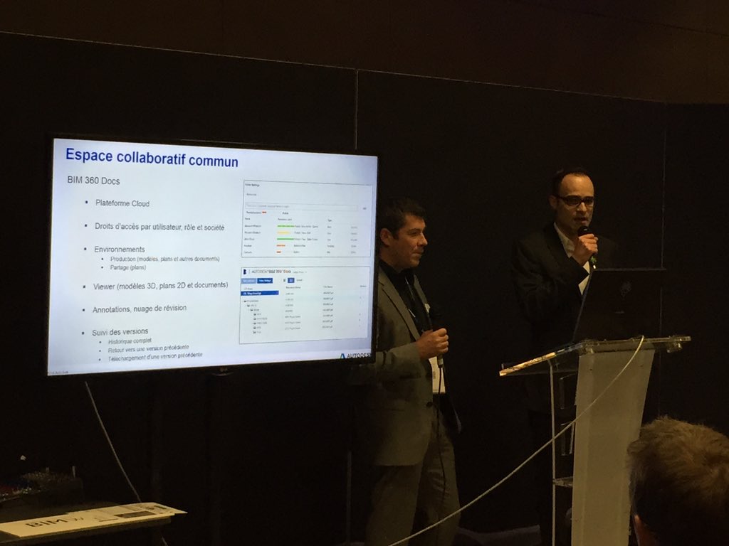 AutodeskFrance's tweet photo. #BIMworld "BIM 360 Docs est un espace collaboratif commun" #BIM https://t.co/MEl0JqR0MV