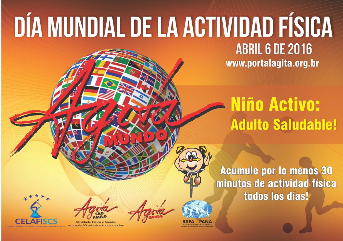 Cemeder's tweet photo. Hoy día mundial de la actividad física, resaltamos la importancia#agitamundo #diamundialdelaactividadfisica https://t.co/ZkbfesvAlA