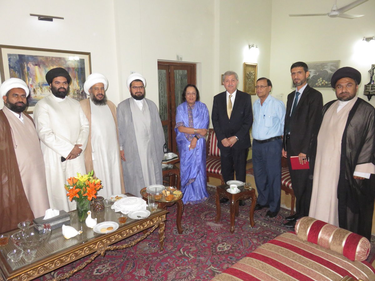 A Delegation led by H.E. Sheikh Ali Al-Najafi called on me today.