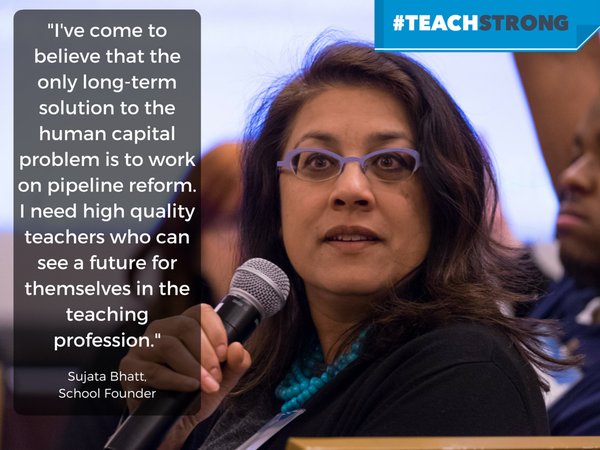 teachers_code's tweet image. Leaders like #TeachStrong Ambassador @SujataBhatt understand the importance of high-quality teachers. #TeachersCode