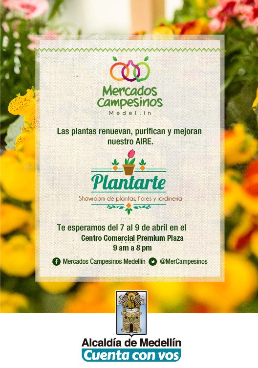 MerCampesinos's tweet photo. Los colores de nuestra tierra adornarán este hermoso evento #Plantarte, showroom de plantas, flores y jardinería. https://t.co/Ew3dPJLdPc