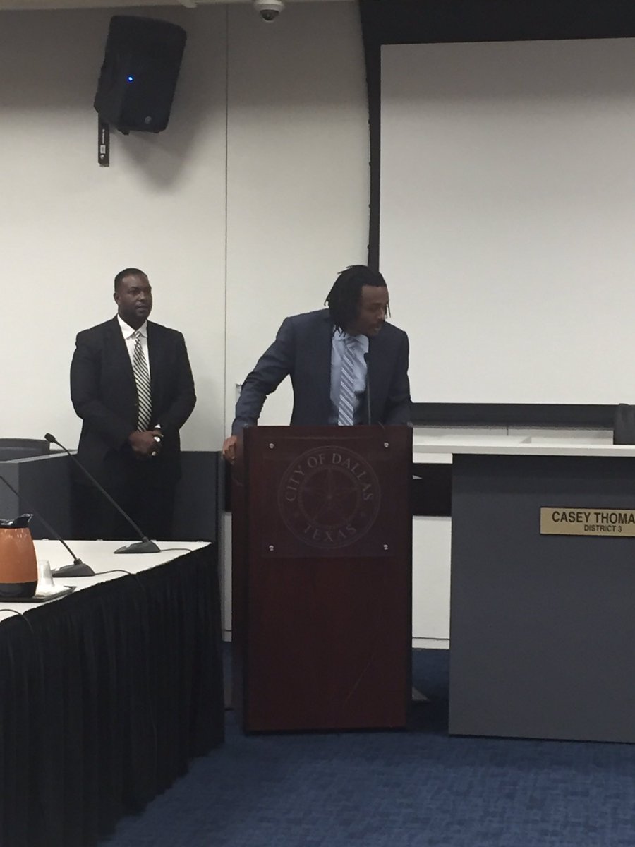 Special Recognition for <a href="/dallascowboys/">Dallas Cowboys</a> <a href="/BCarr39/">Brandon Carr</a> <a href="/CityOfDallas/">City of Dallas</a> this morning