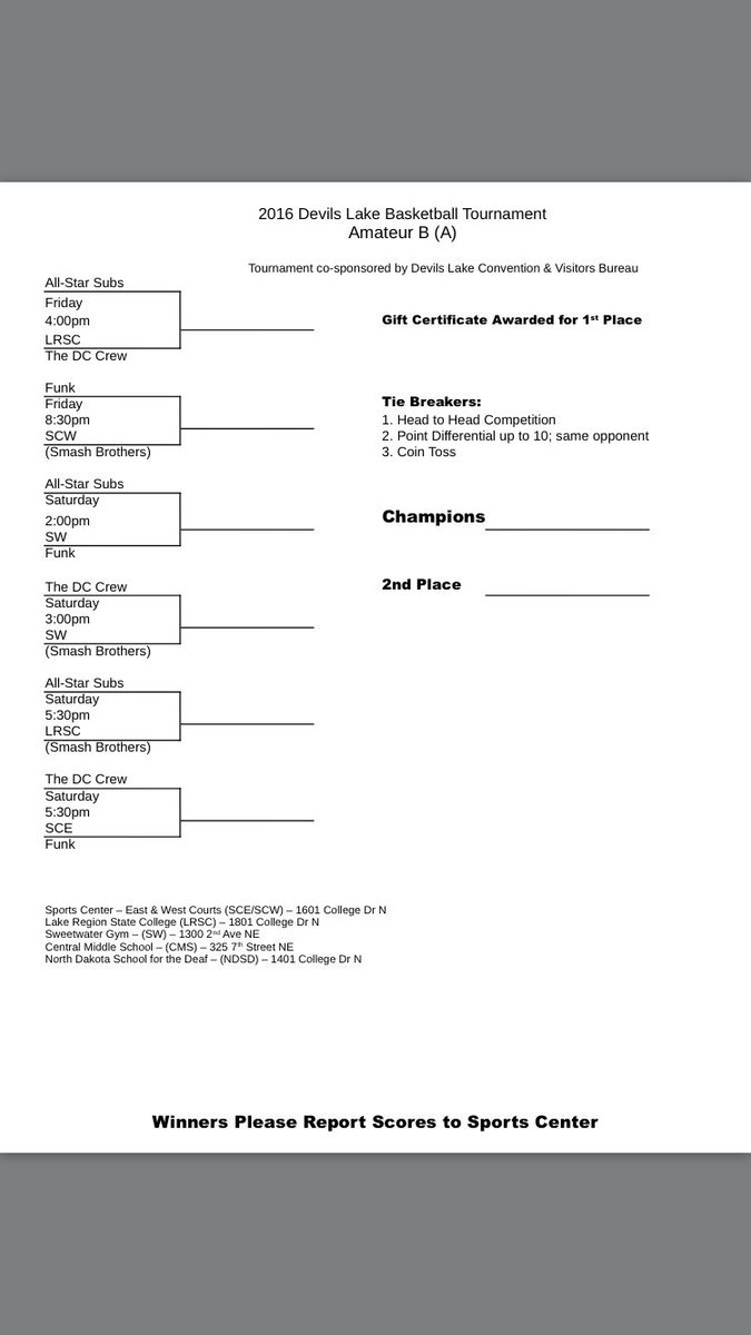 FunkLegends2014's tweet photo. Brackets are out! I hope our Funk'n fans are ready for one hell of a weekend! #BallSoHard #GoingForGold #Elks2k16 https://t.co/2wBvAwotHh