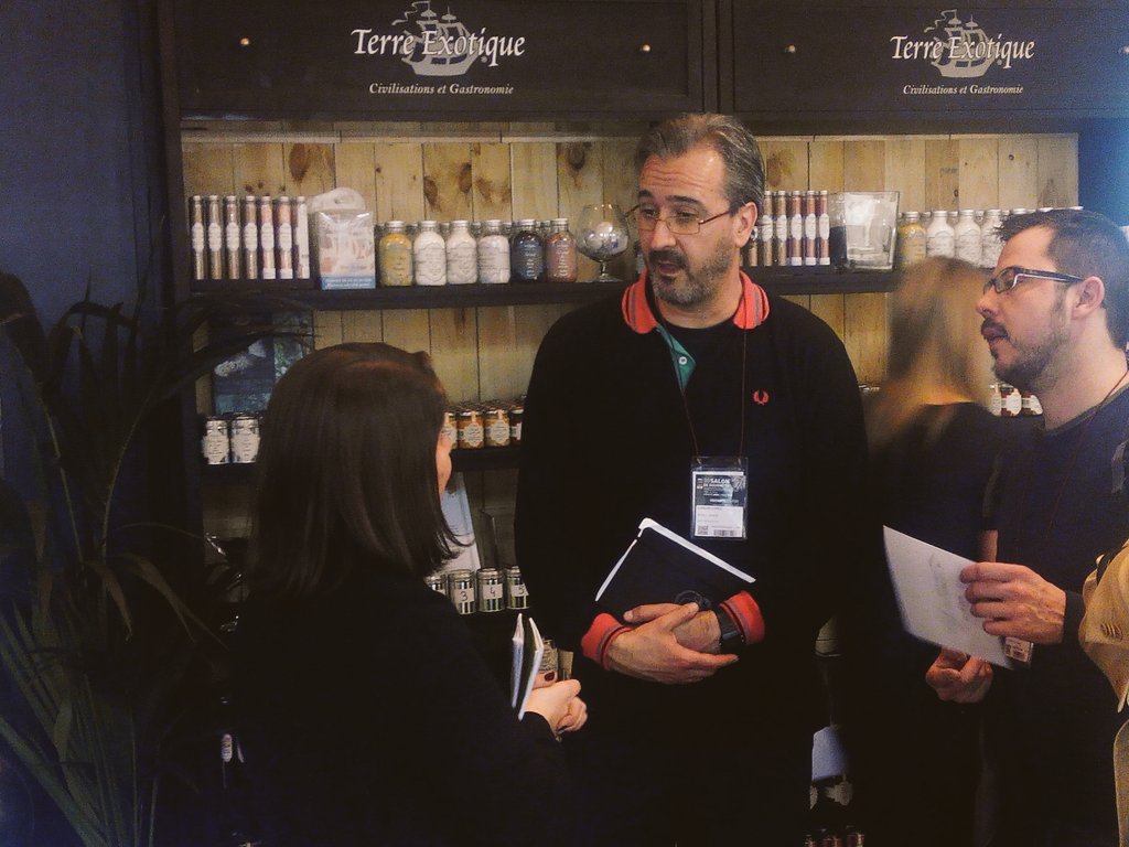 olorysaborselec's tweet photo. Estando en el #30SalondeGourmets una visita obligada es Terre Exotique y sus delicias https://t.co/nE4E69q02F https://t.co/1vd2KdM2Bx