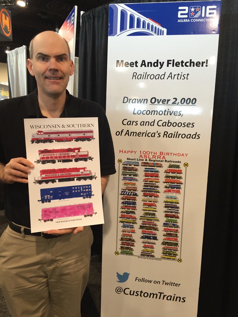 CustomTrains's tweet photo. Great to meet so many friendly people from @WatcoRail at @ASLRRA #ASLRRA2016 #ASLRRAConnections #WashingtonDC https://t.co/L3m1gOssCw