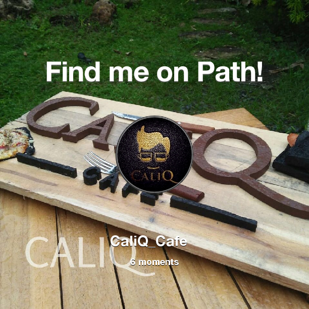 Caliq_cafe's tweet photo. Find me on #Path now! Go to https://t.co/L2SV1MvVB4 https://t.co/RRZMq3D810