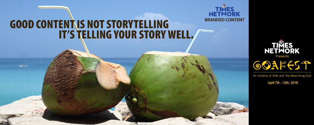 Let's CatchUp <a href="/livegoafest/">GOAFEST</a> #BrandedContent #contentmarketing #advertising #brandstories #brandstrategy #Goafest2016