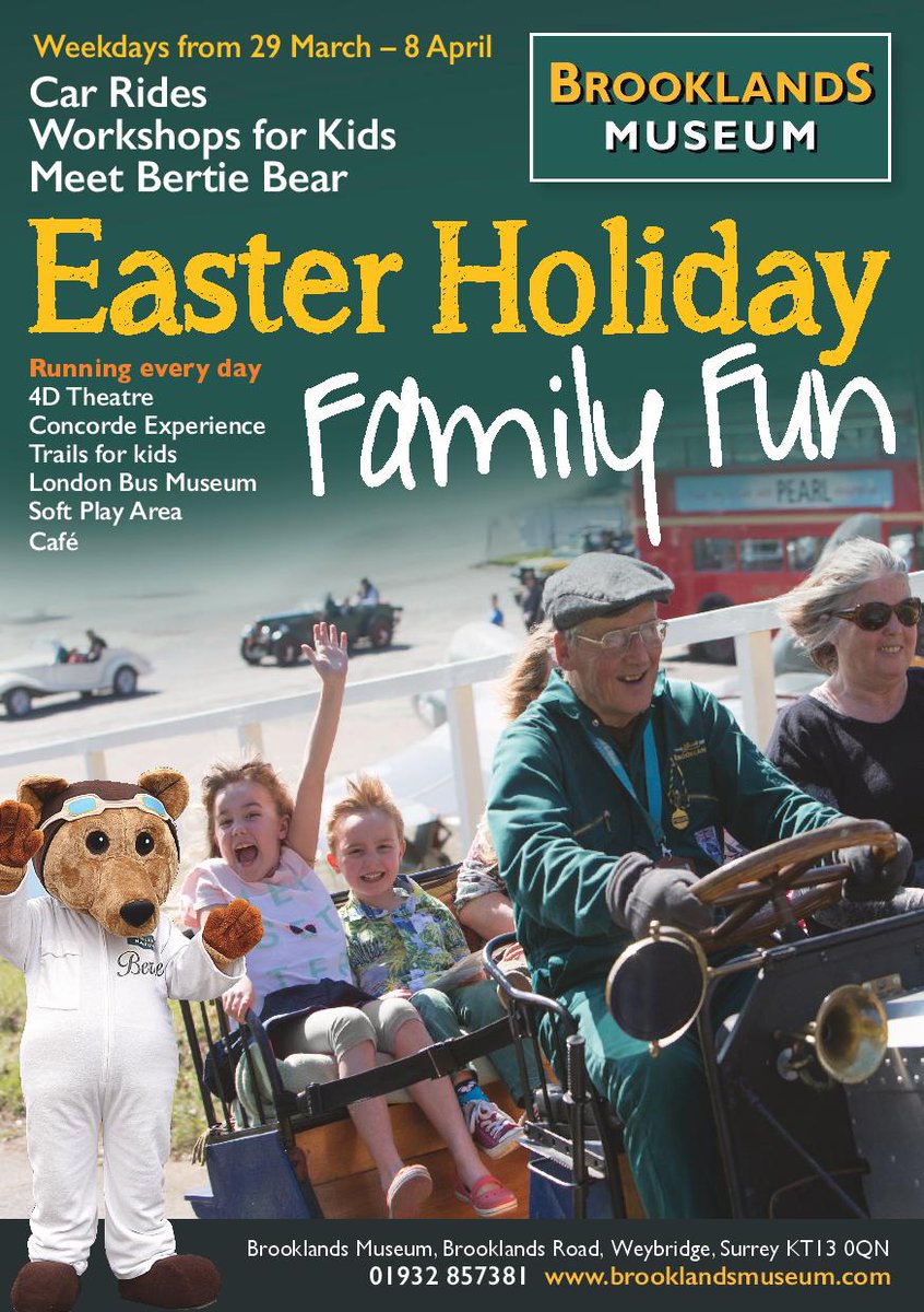 ABCMagazineUK's tweet photo. Only 2 more days to enjoy all the fun family activities at @BrooklandsMuseu  https://t.co/DTwR8aPZin Don't delay! https://t.co/WClk0wTv98