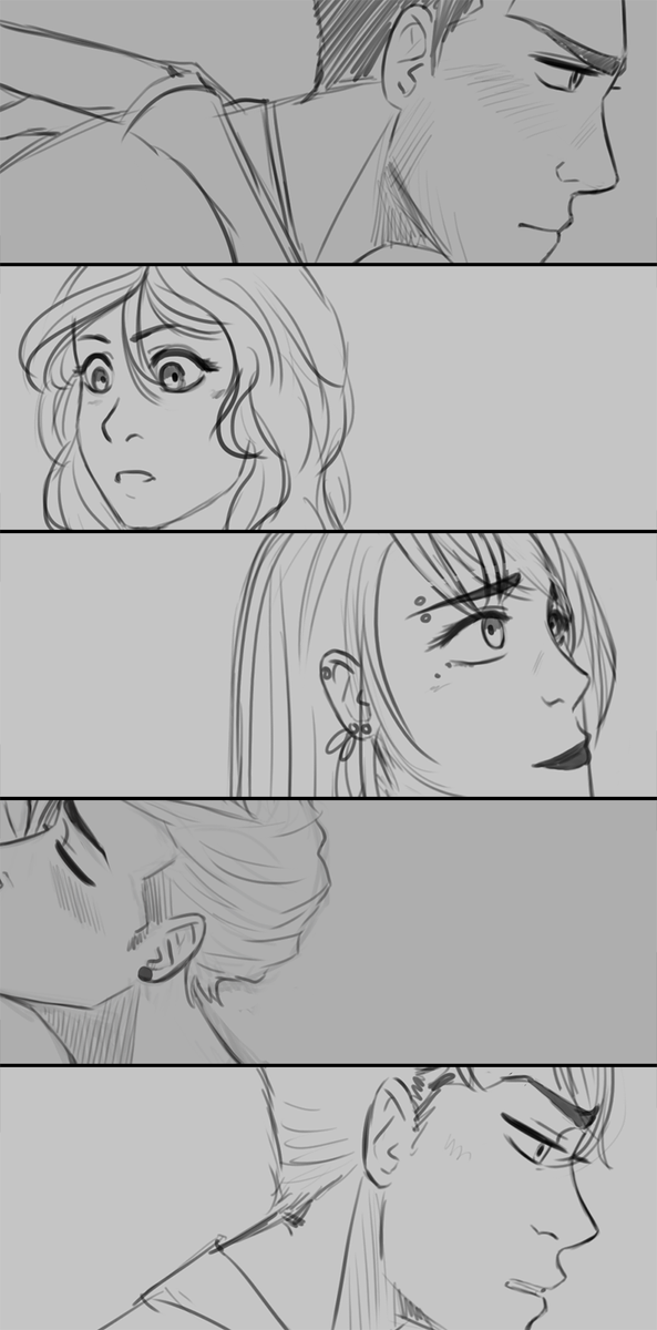 AuroCyanide's tweet photo. omg FINALLY got all the CGs sketched! Now I 'just' have to paint them and technically I'm done :) https://t.co/Qyk5Xm725W