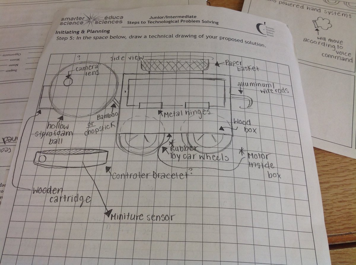 fayzaprebtani's tweet photo. How might we help the blind feel included Build a robotic guide animal #emoathy @TDSB_STEM @ChastyJohn @KPCabrera https://t.co/zpZx8zQeMk