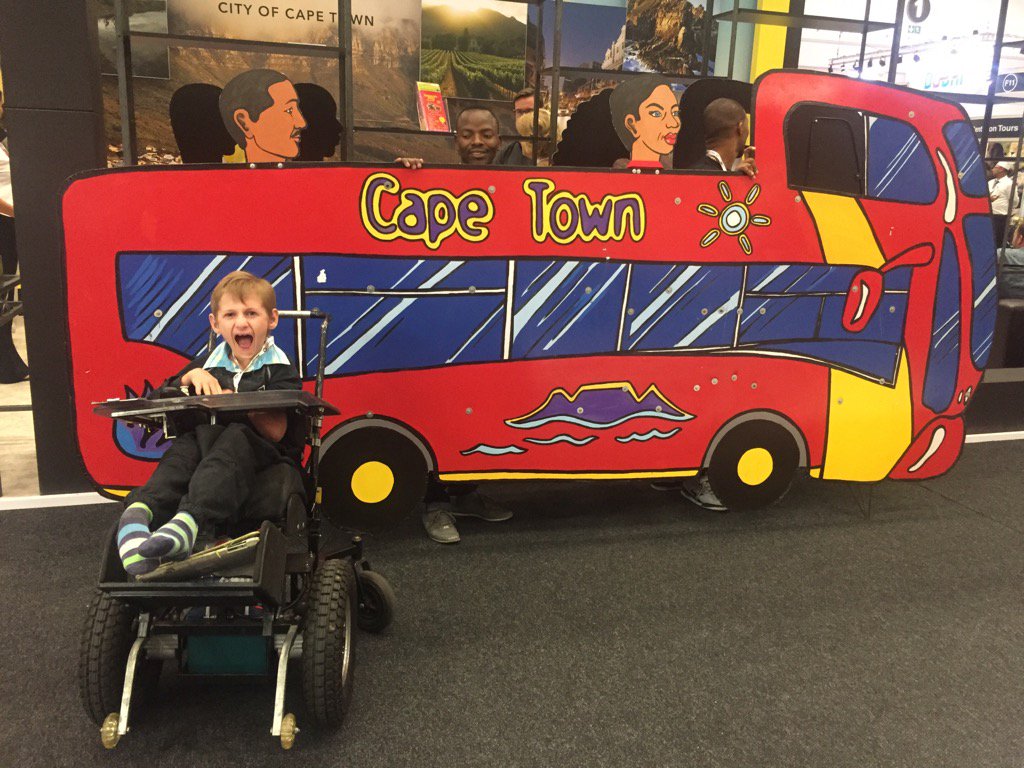 WarriorOnWheels's tweet photo. All aboard the @CapeTownRedBus at @WTM_Africa #WTMA16 https://t.co/jaL9J4XjGL