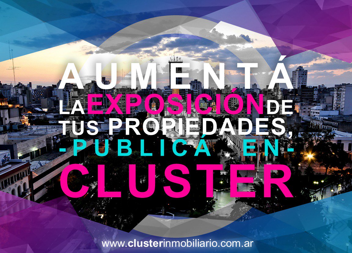 Cluster_Inmo's tweet image. Sumate a Cluster hoy, Abril es Gratis.
clusterinmobiliario.com.ar 
facebook.com/Clusterinmobil…