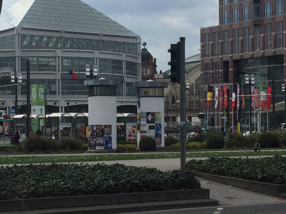 highonscore's tweet photo. We're here at Frankfurt for @musikmesse! The place looks so festive and exciting! https://t.co/AQAbbp2Q8P