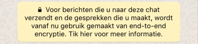 icreate_NL's tweet photo. WhatsApp versleutelt berichten, kijk of je veilig bent! https://t.co/eohia6fPMw https://t.co/aLYpGAZemf