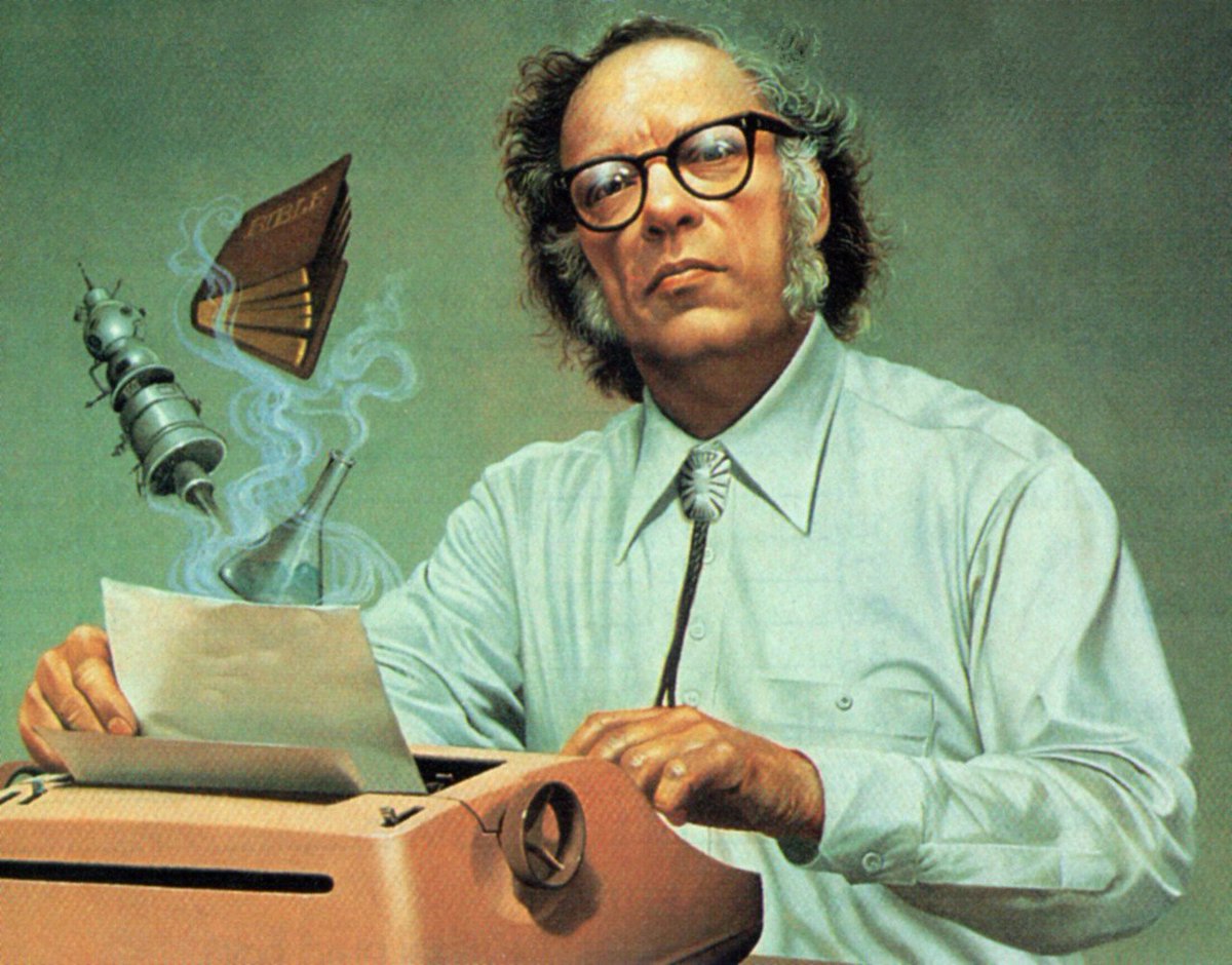 penguinlibroscl's tweet photo. Recordamos la partida de Isaac Asimov en el #MesdelLibro: un máximo exponente de la ciencia ficción y la robótica. https://t.co/1Z71ZjrspR