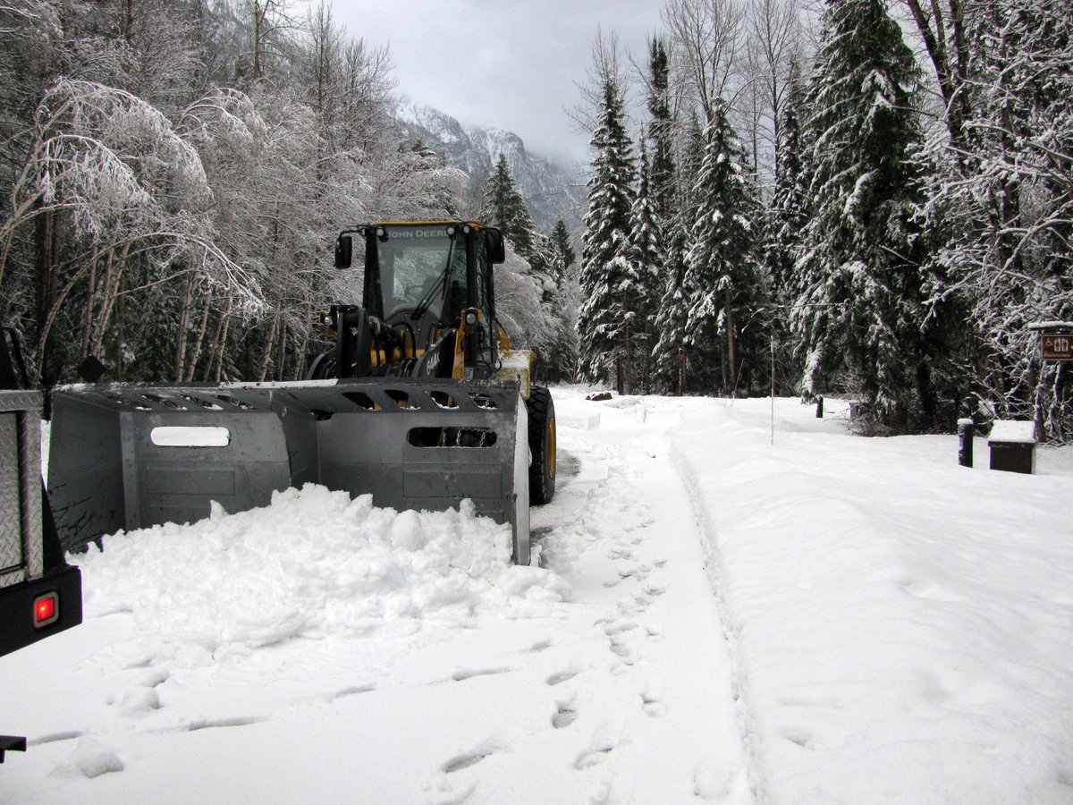 GlacierNPS's tweet photo. The plows were at Avalanche Creek, Monday and Tuesday of this week. (bh) https://t.co/6MOB9pWuyl