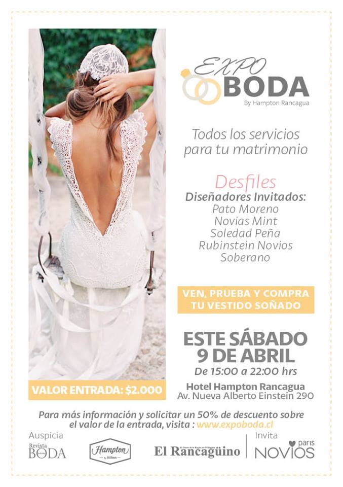 RubinsteinStore's tweet image. Atención #Rancagua. Este sábado estaremos en la #ExpoBoda en el Hotel Hampton. Mas info en facebook.com/rubinstein.vin…