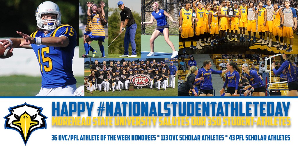 MSUEagles's tweet photo. Happy #NationalStudentAthleteDay to our 350 student-athletes. Thanks for making us proud! #EagleEmpire https://t.co/3jqASsw0CA
